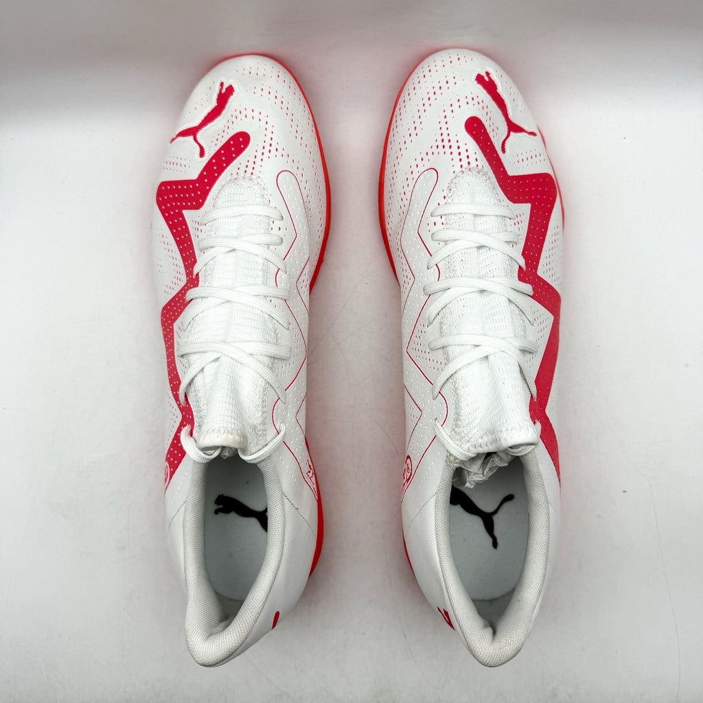 Puma Mens Future Play TT Turf Soccer Shoes US 12.5 White Pink 107381 NWOB