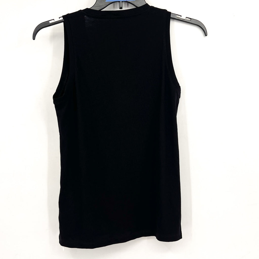 MADEWELL Women's Northside V-Neck Tank Top Small Black Sleeveless NWT