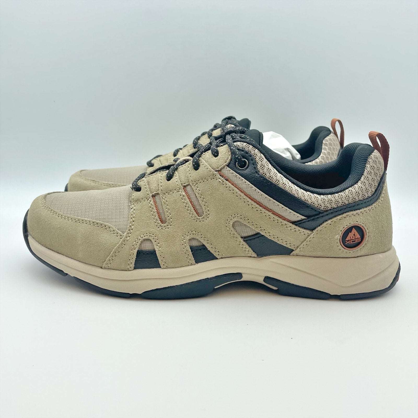 Rockport Men's Chranson Sport Lace Up Shoes Size 9 Taupe Beige Tan NIB