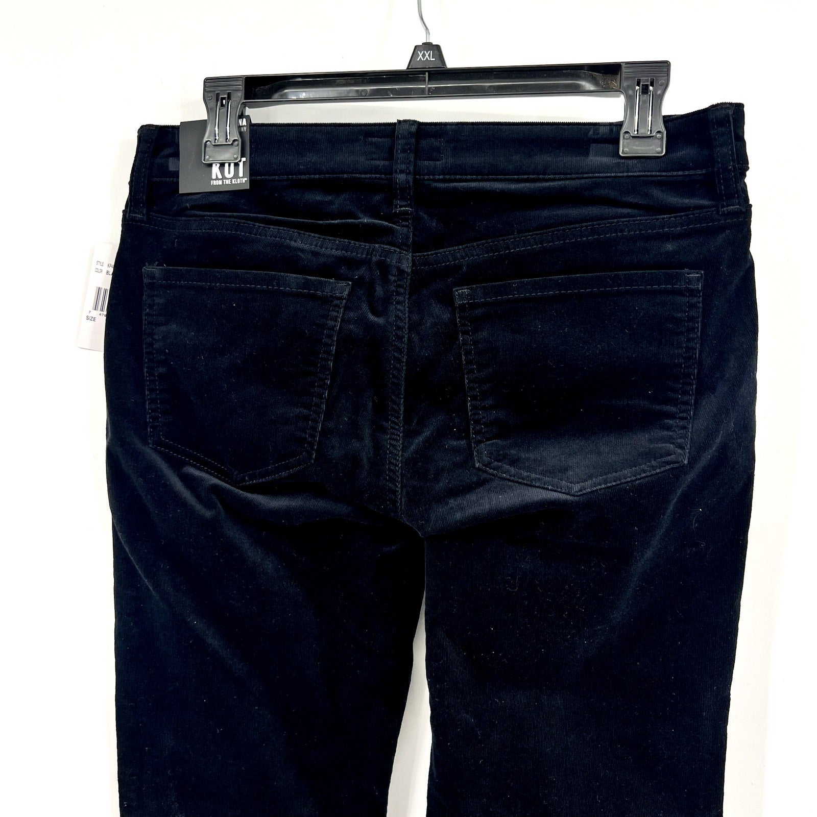 KUT FROM THE KLOTH Women's Diana Skinny Jeans Size 6 Black Corduroy NWT