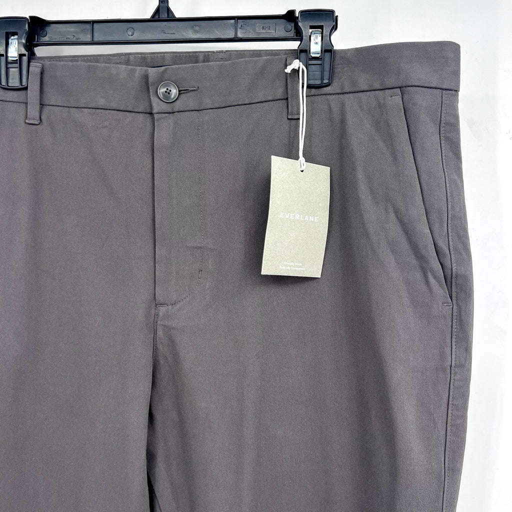 EVERLANE UNIFORM Men's The Performance Chino 38x28 Slate Grey Stretch Pants NWT