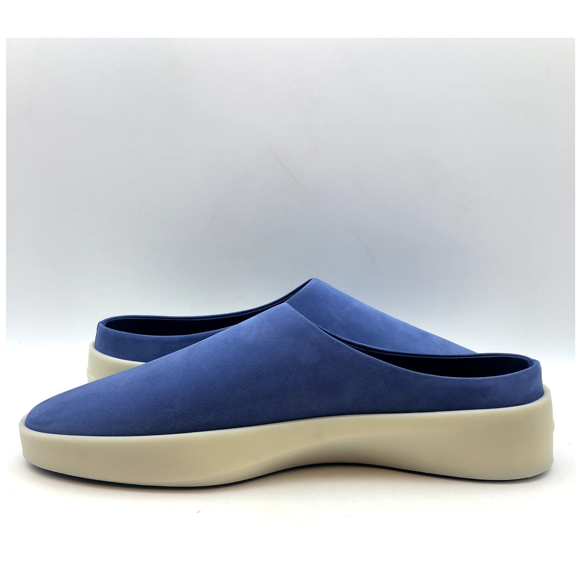 Wolf & Shepherd Cruise Mule Slip On Shoes Womens 7.5 Mens 9 Blue White NIB