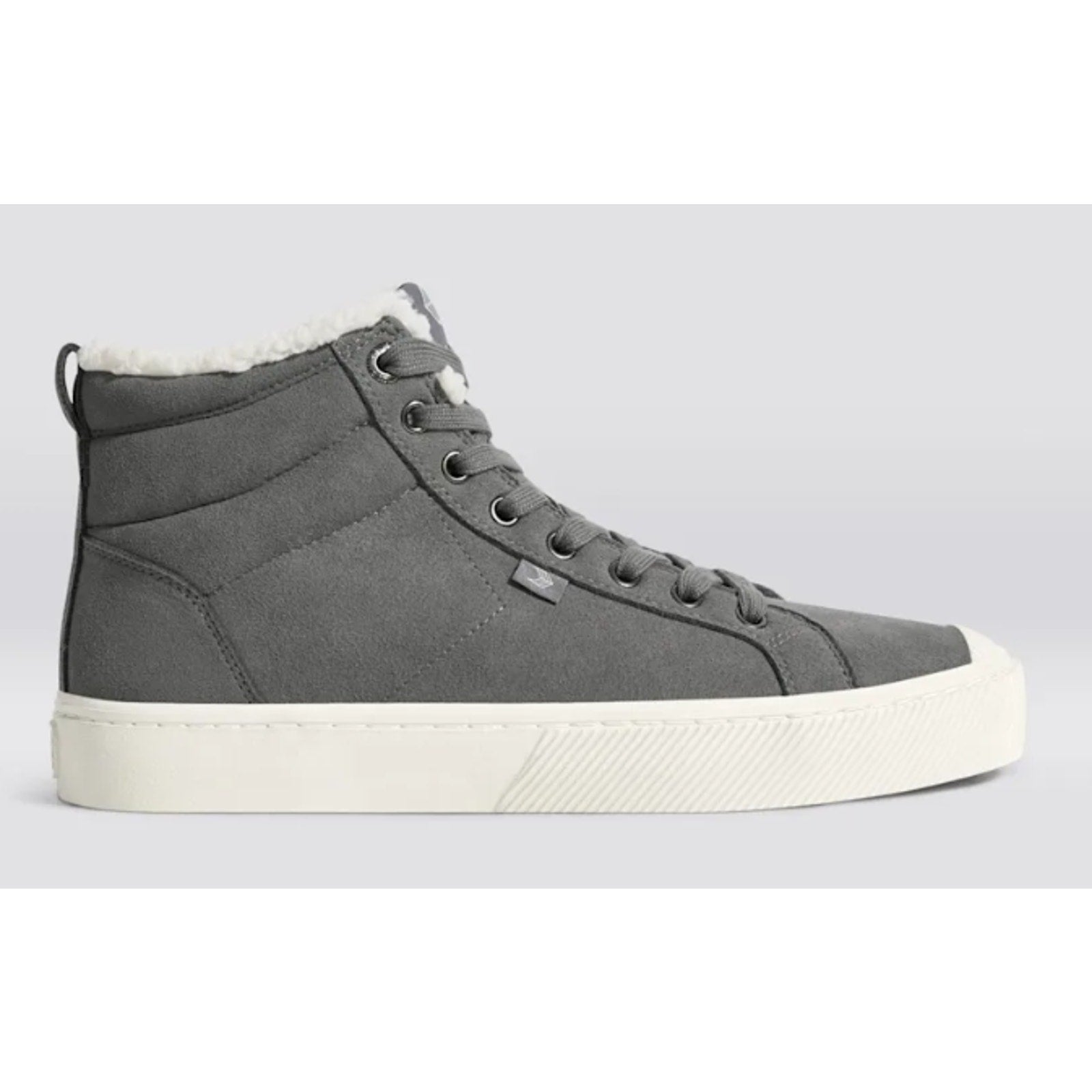 Cariuma OCA Therma High Suede Boots Mens 12.5 Womens 14 Grey Shearling NIB