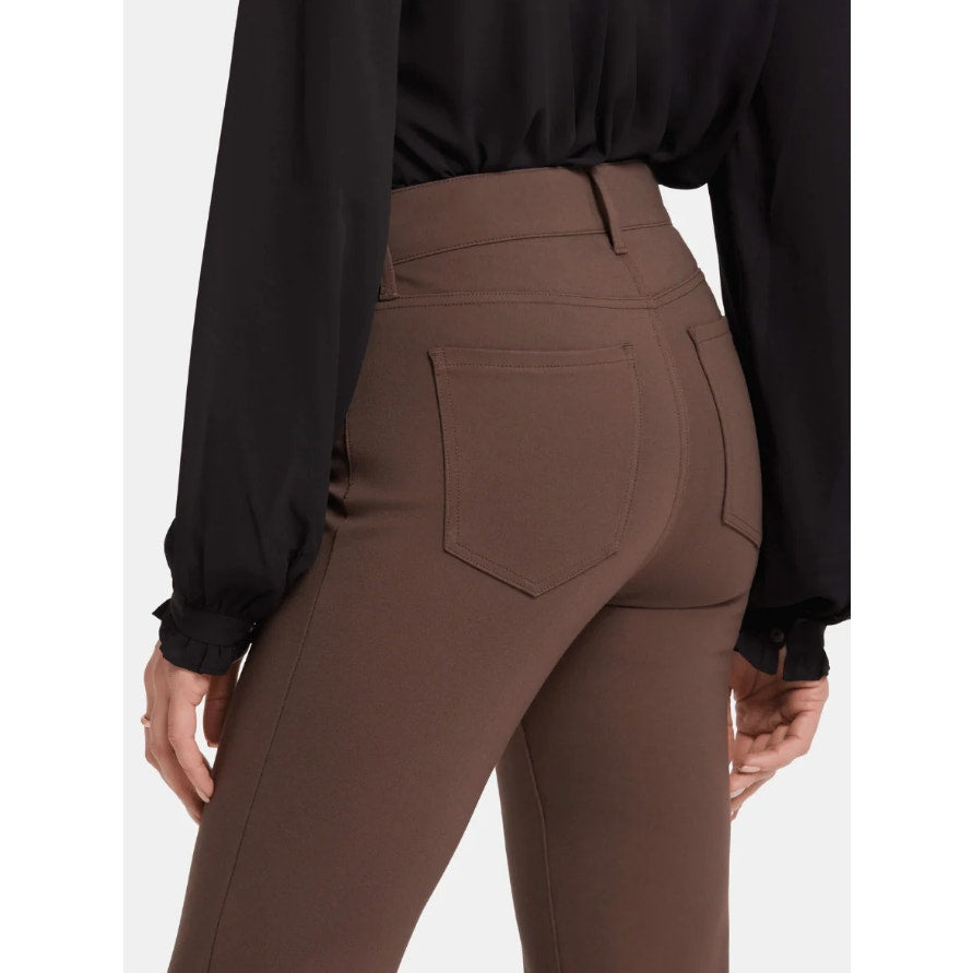 NYDJ Women's Marilyn Straight Jeans Size 2 Brown High Rise 32" Inseam NWT