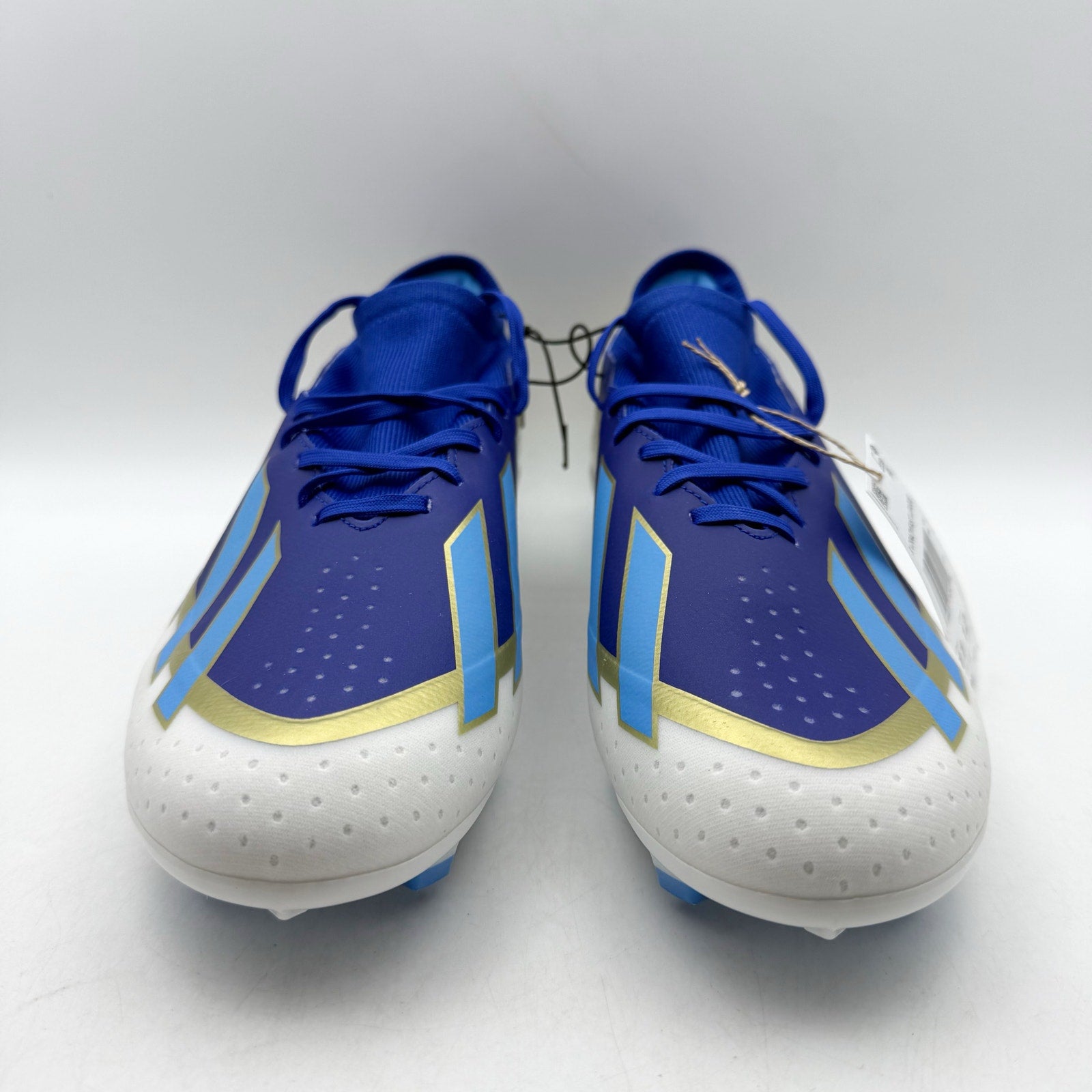 Adidas Men X Crazyfast League FG Messi Soccer Cleats US 11 Blue Gold NWOB