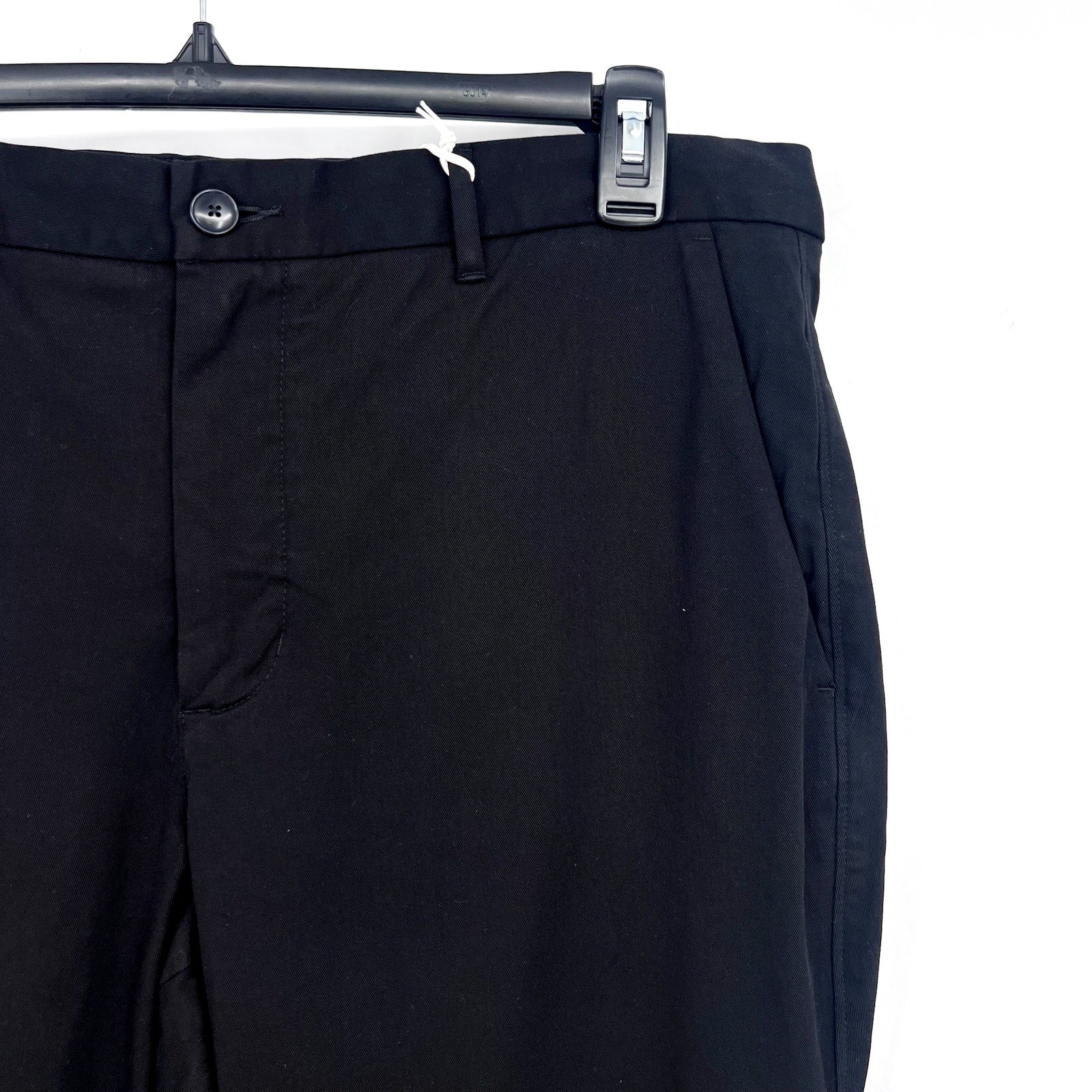 EVERLANE Men's Uniform Performance Chino Pants 38x28 Black Slim Fit NWT