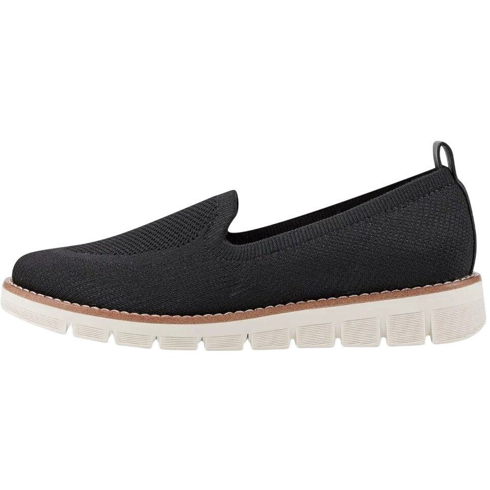 Easy Spirit Womens Valina Casual Shoes Size 6 M Black Slip On Loafers NIB