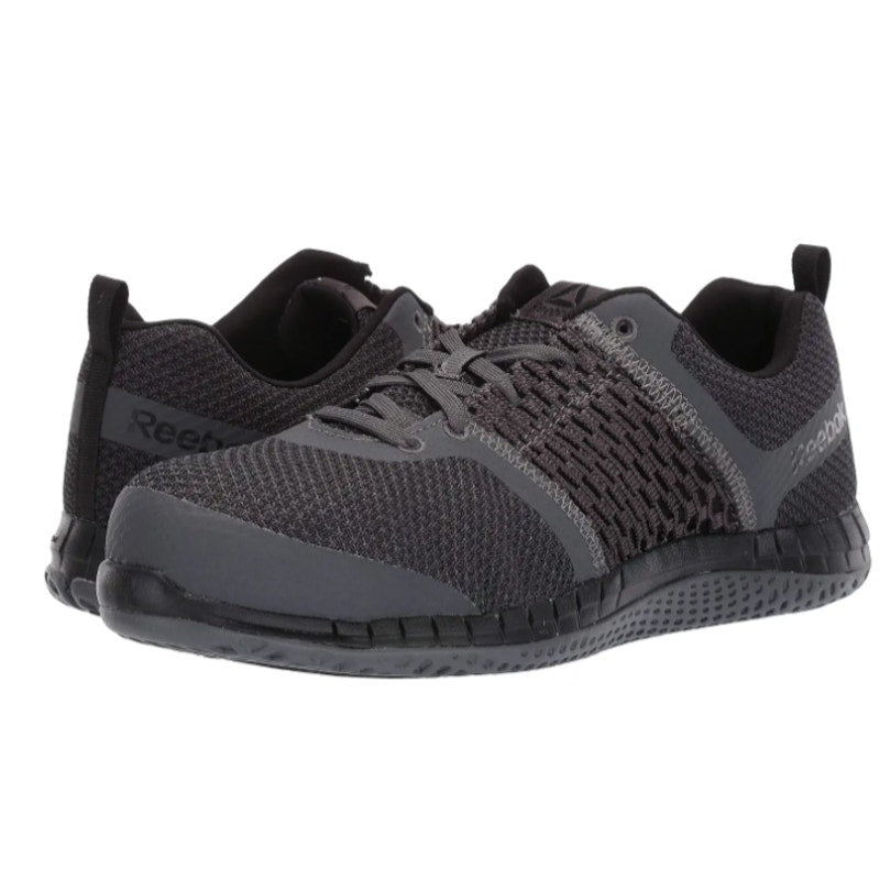 Reebok Mens Print Work ULTK Work Shoes US 8.5 M Grey Black Composite Toe NIB
