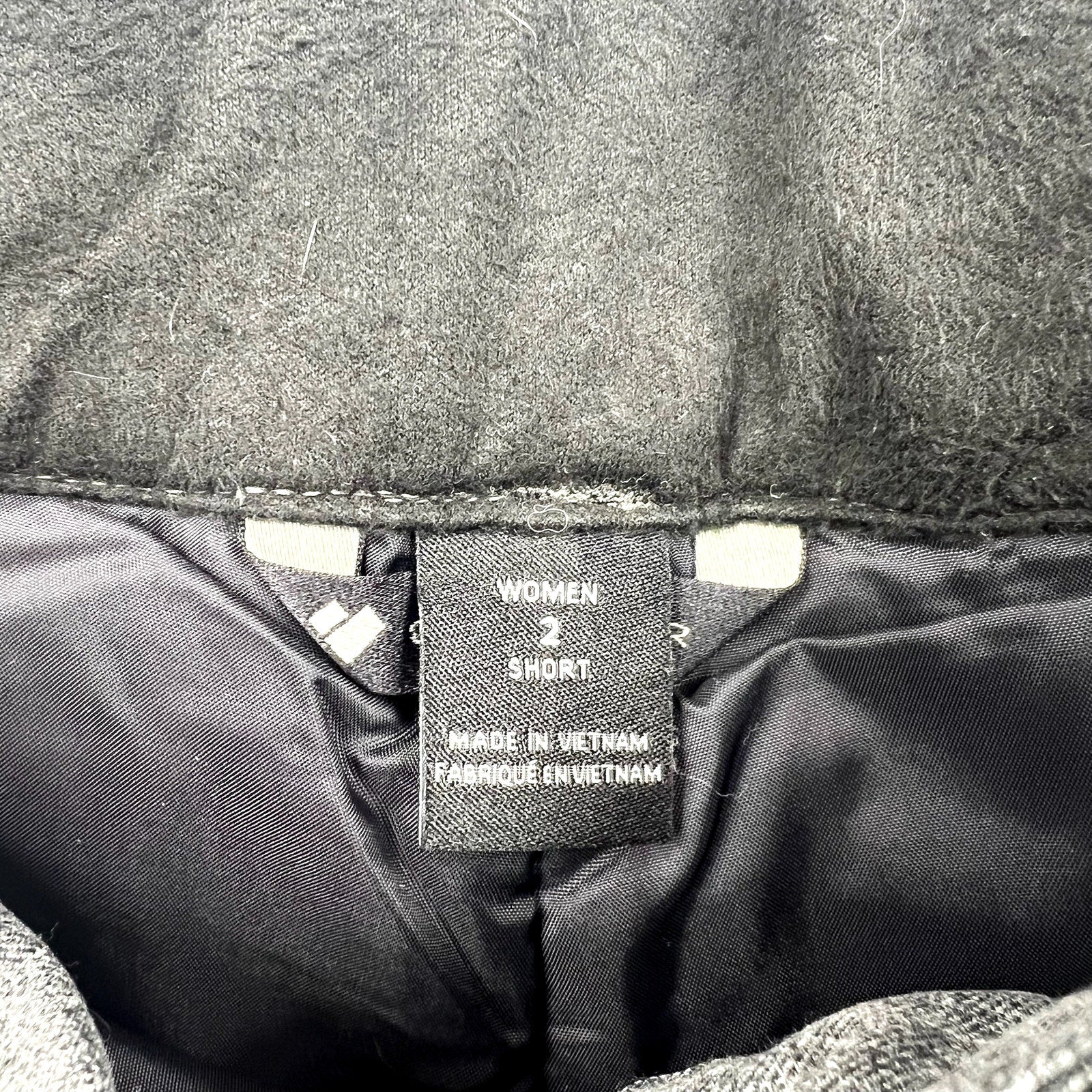 OBERMEYER Women's Malta Snow Ski Pants 2 SHORT Charcoal Grey Waterproof NWT
