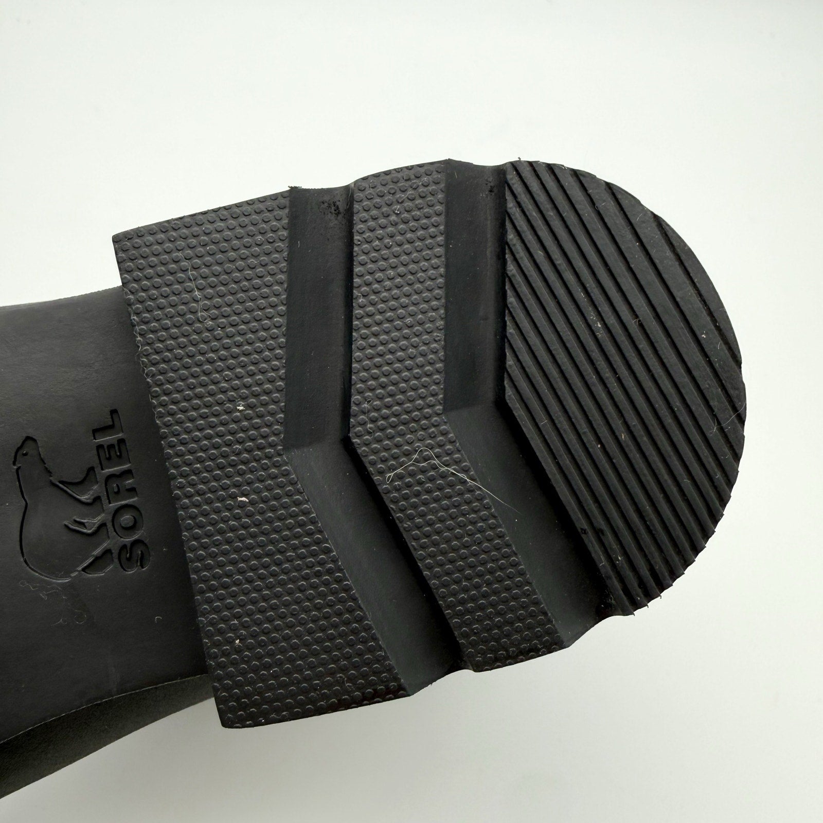 Sorel Womens Emelie lll Zip Bootie US 8.5 EU 39.5 Black Leather Waterproof NIB