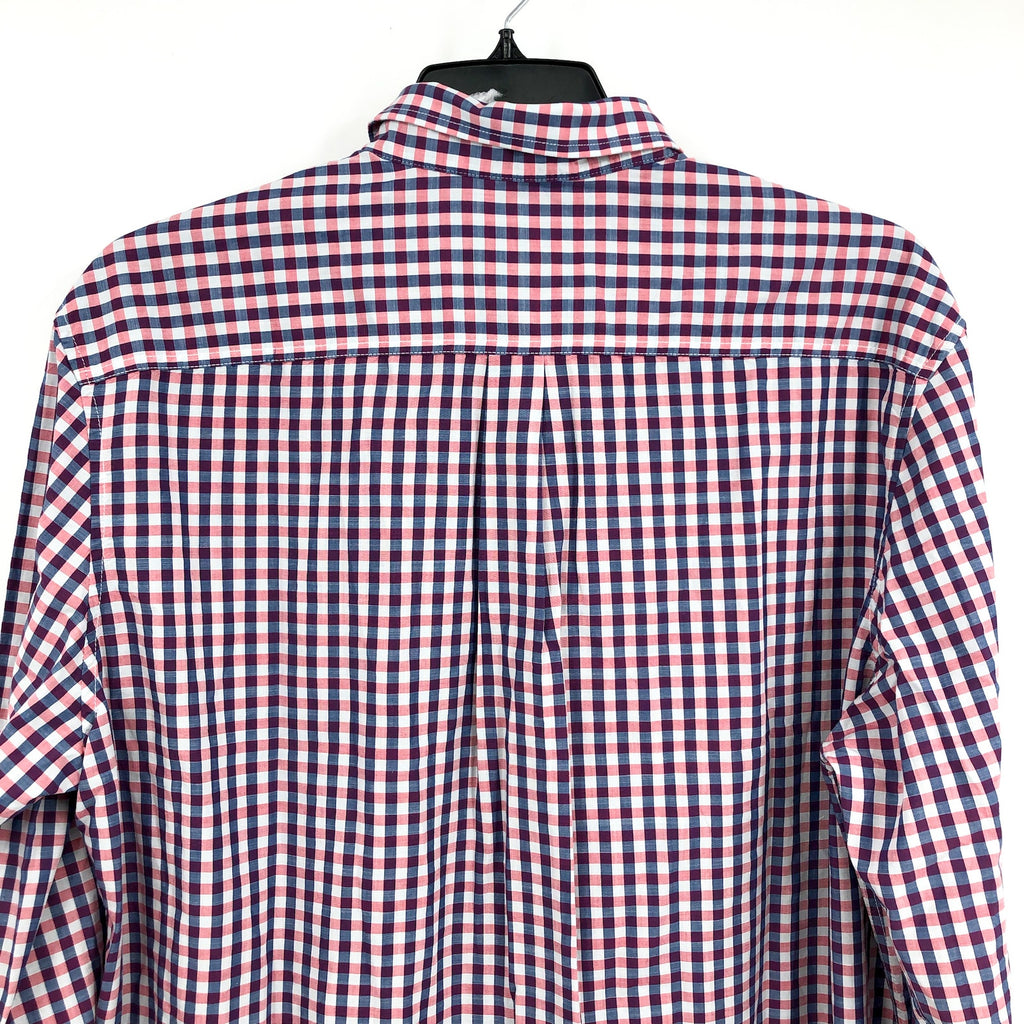 JOHNNIE O Mens Abner Hangin’ Out Button Up Shirt XL Malibu Red Plaid NWT