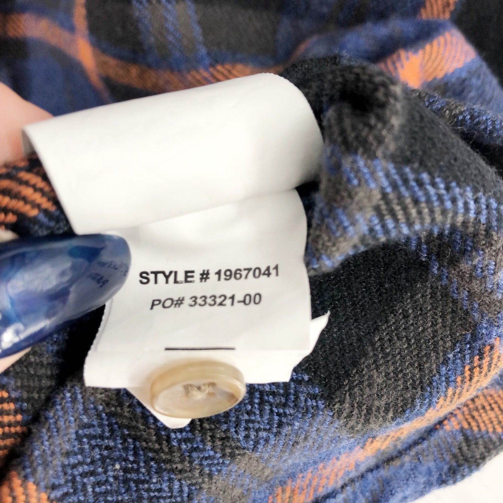 PRANA Women's Golden Canyon Flannel XL Rich Sapphire Blue Plaid Button Shirt NWT