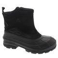 Kamik Mens Champlain 3 Winter Boot Size 12 EU 45 Black Suede Waterproof NIB