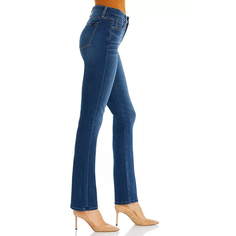 JEN7 Women's High Rise Slim Straight Jeans Size 6 Classic Medium Blue NWT