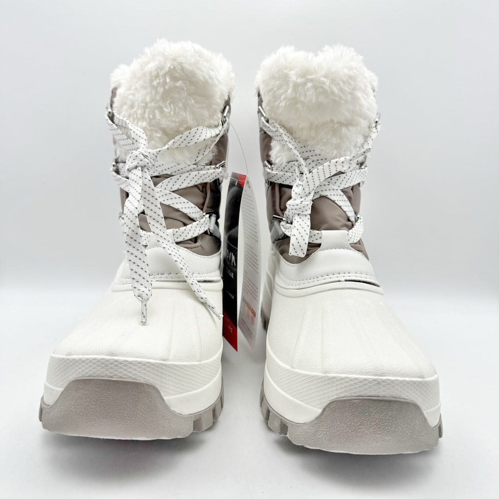 Storm by Cougar Womens Fresno Snow Boots Size 8 EU 38.5 White Waterproof NIB