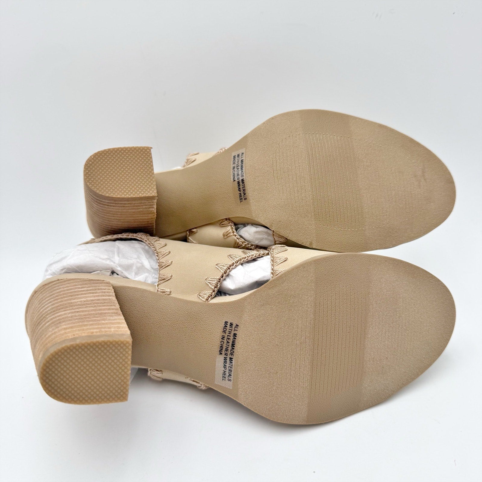 DV By Dolce Vita Womens Reanne Heeled Sandals Size 6 Tan NWOB