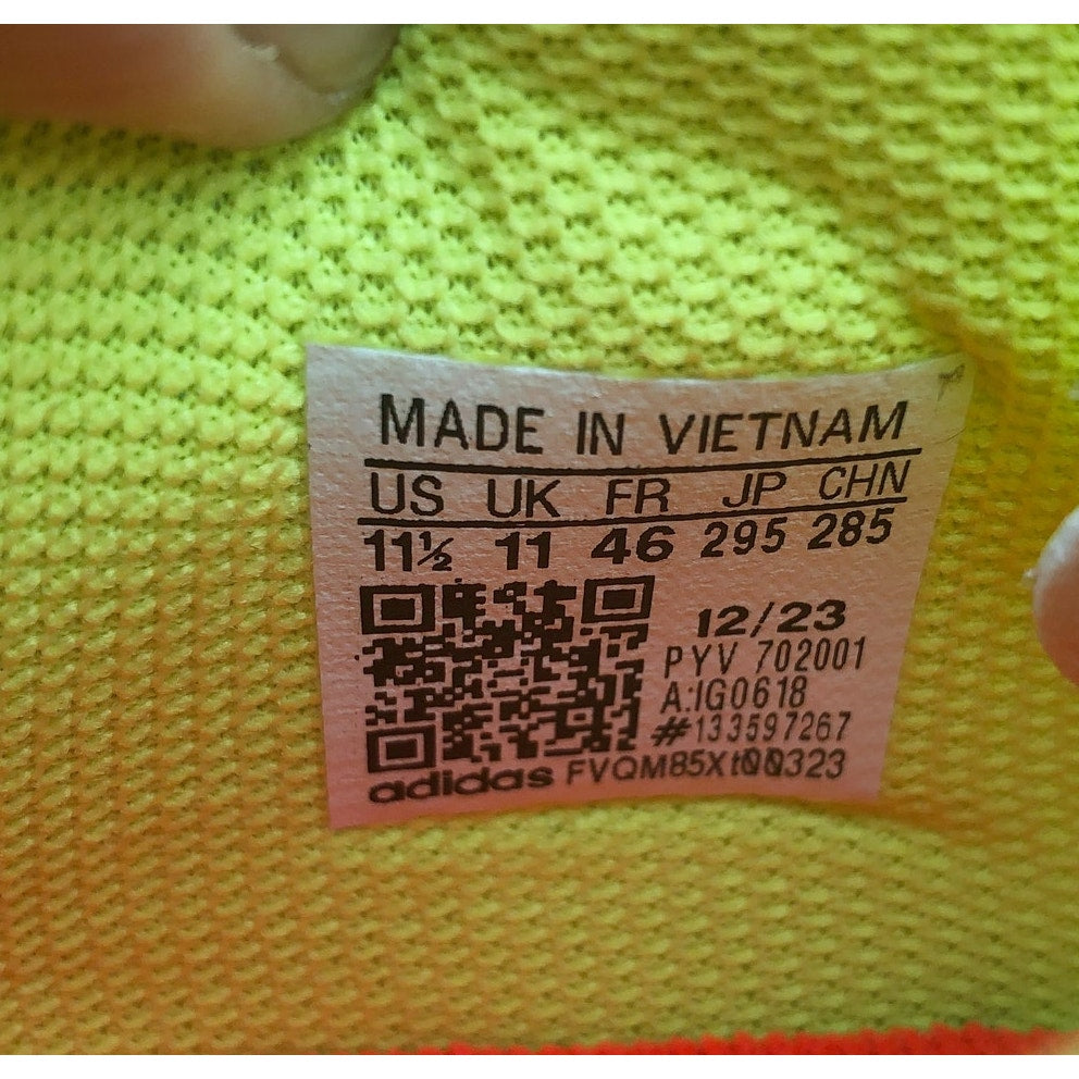 Adidas Mens X Crazyfast Club Flexible Ground Soccer Cleats 11.5 Yellow NWOB