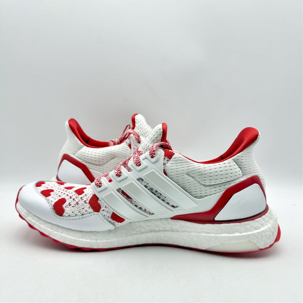 Adidas Womens Ultraboost 1.0 Running Shoes US 9 White Red Athletic NWOB