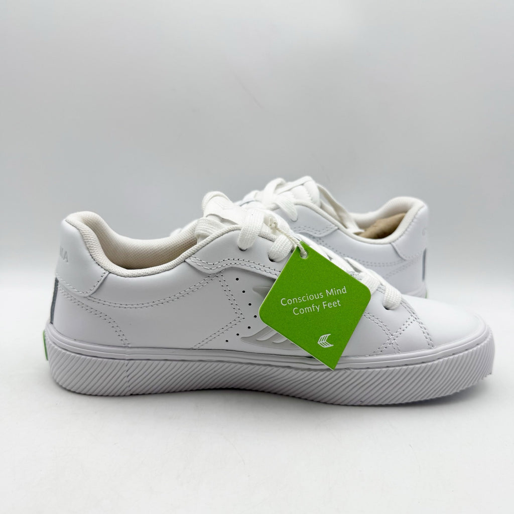 CARIUMA Womens Salvas Low Sneakers US 6.5 EU 37 White Leather NIB