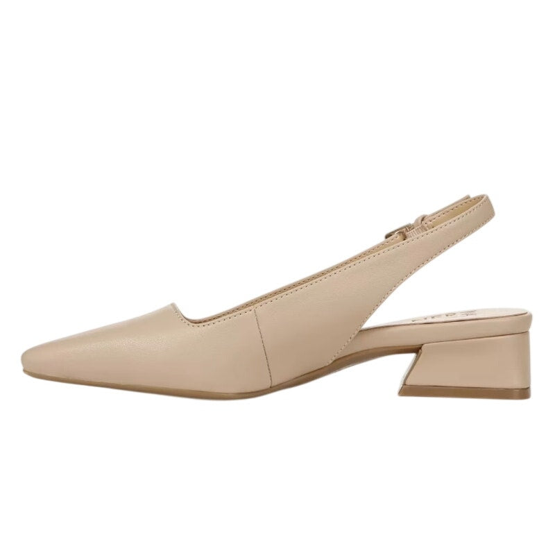 Naturalizer Womens Ginger Slingback Pumps Size 8.5 WIDE EU 39 Beige Nude NWOB