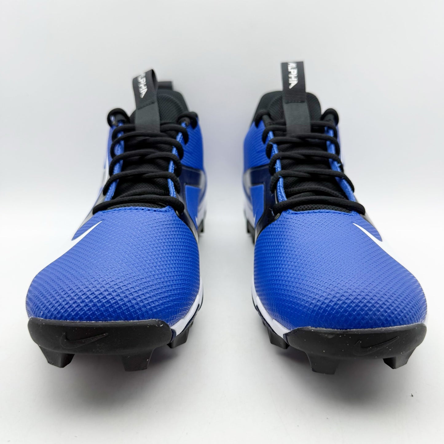 Nike Mens Alpha Menace 4 Shark Football Cleats US 11 Blue White NWOB