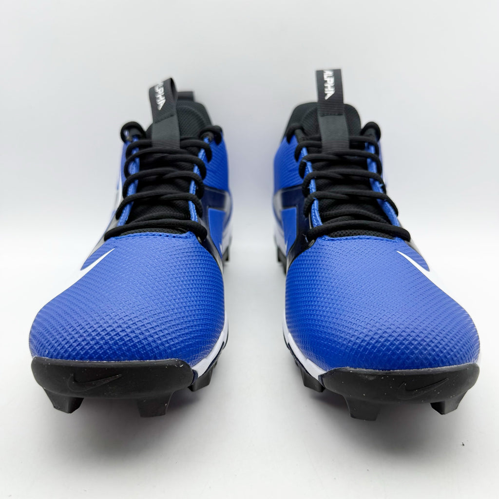 Nike Mens Alpha Menace 4 Shark Football Cleats US 11 Blue White NWOB