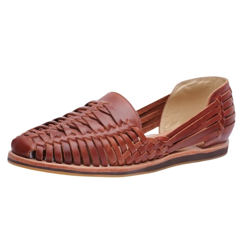 Nisolo Mens Huarache Sandal US 10 EU 43 Brown Leather NWOB