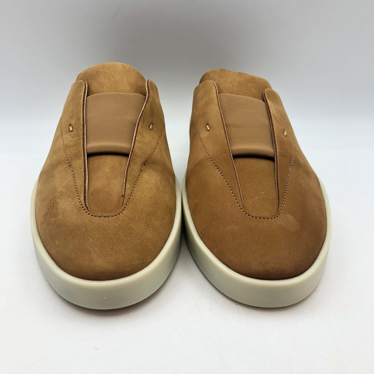 Wolf & Shepherd Mens 7.5 Womens 9 Cruise Ace Slip On Sneakers Tan Leather NIB