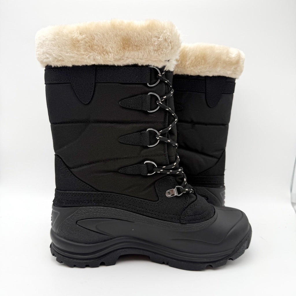 Kamik Womens Shellback Snow Boots US 8 EU 39 Black Waterproof NIB