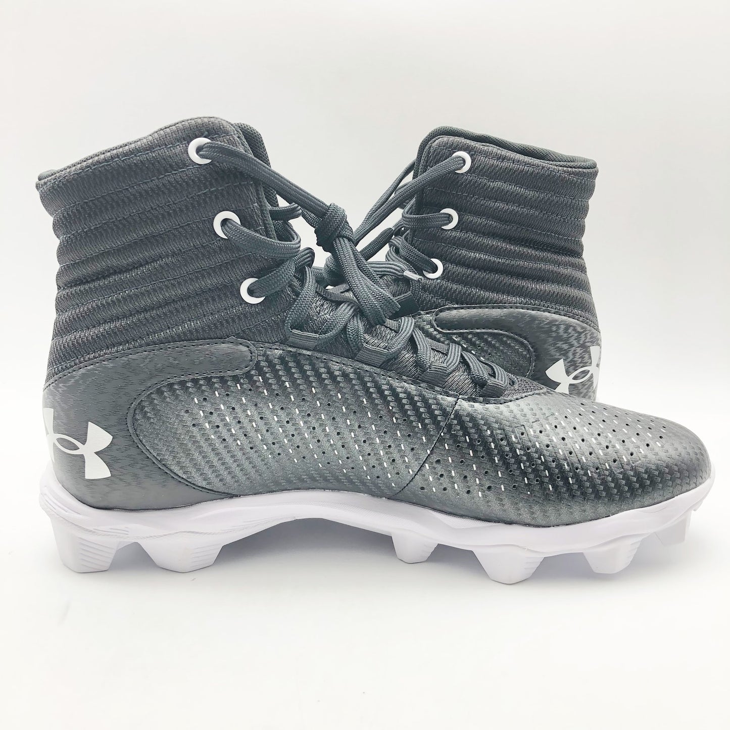 Under Armour Men's Highlight Fran RM 2.0 Football Cleats 10 Black White NWOB