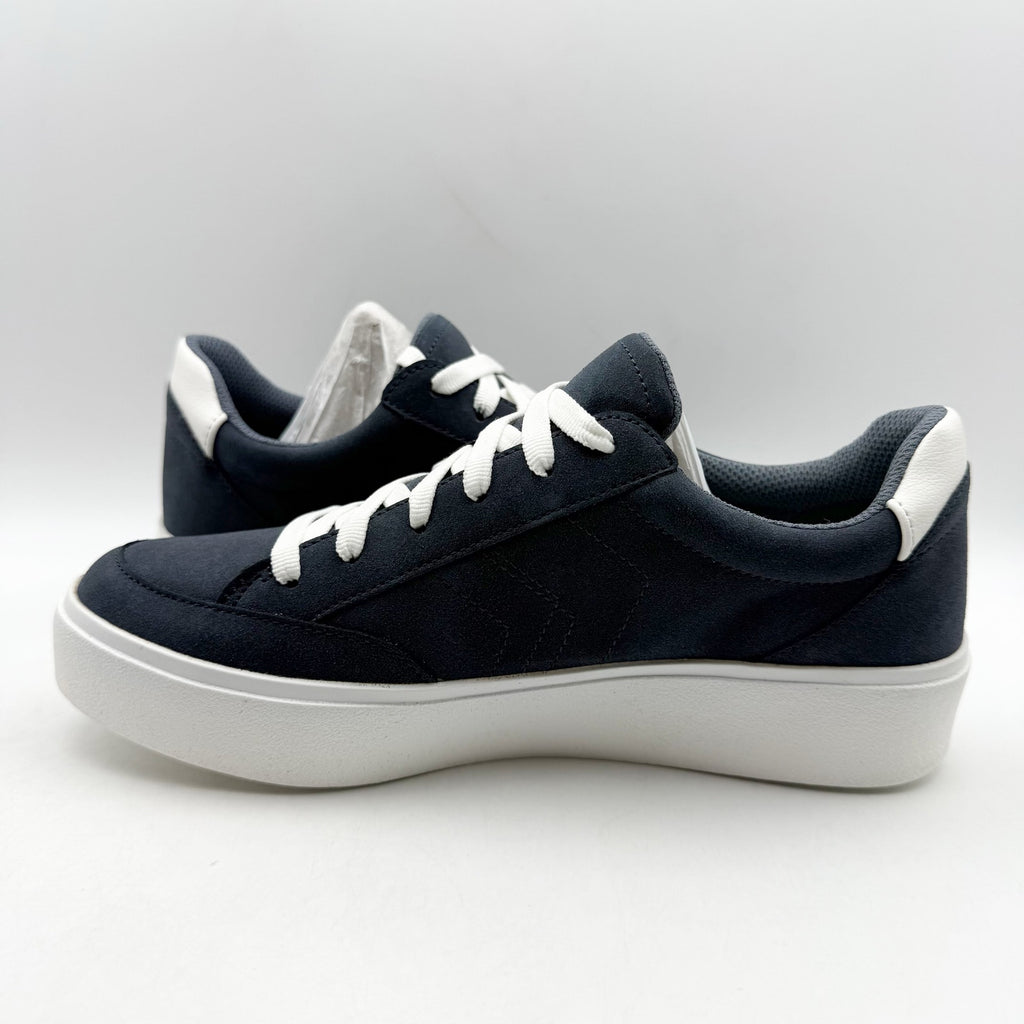 Dr. Scholls Womens Madison Low Top Sneakers Size 9.5 Navy Blue Vegan Leather NIB