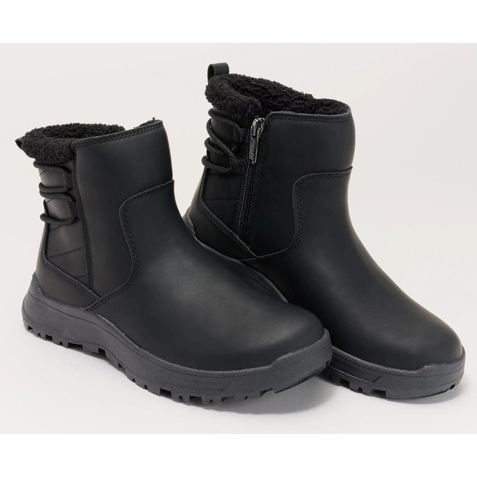 Khombu Womens Sarah Snow Boots Size 7 Black Water Repellant Insulated NIB