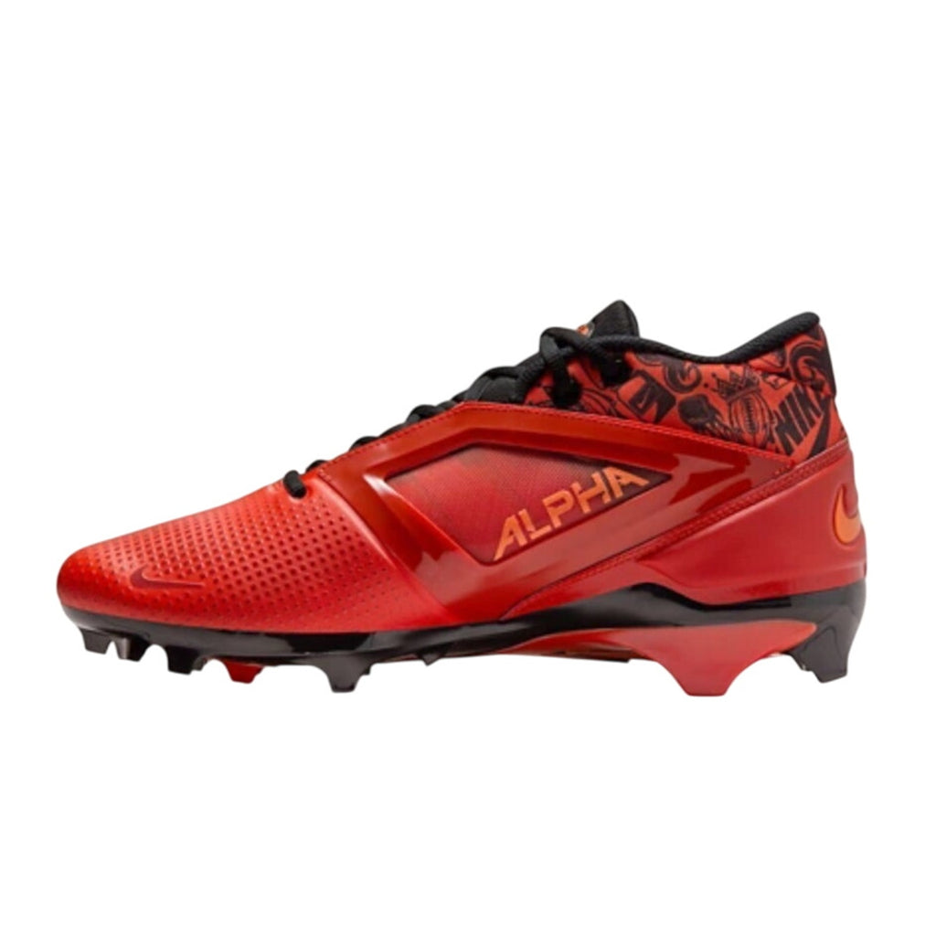 Nike Mens Alpha Menace 4 Pro NRG Molded Football Cleat Size 13 Orange Black NWOB