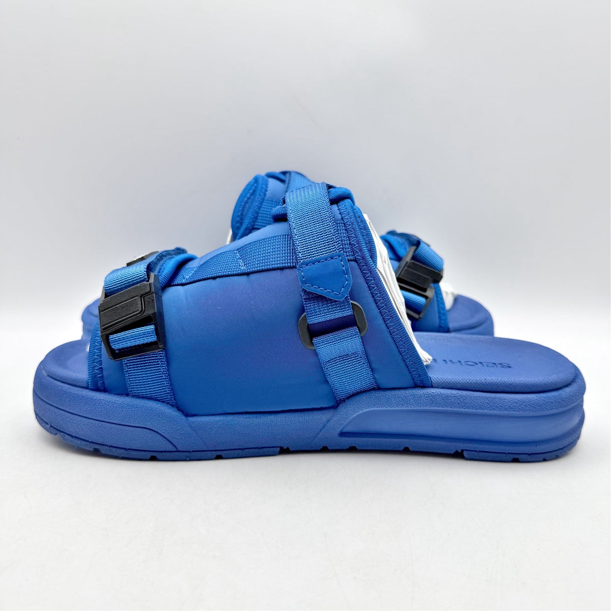 Seichi Mens Yoroi V2 Slide Sandals SIZE 11 EU 44 Cobalt Blue NIB