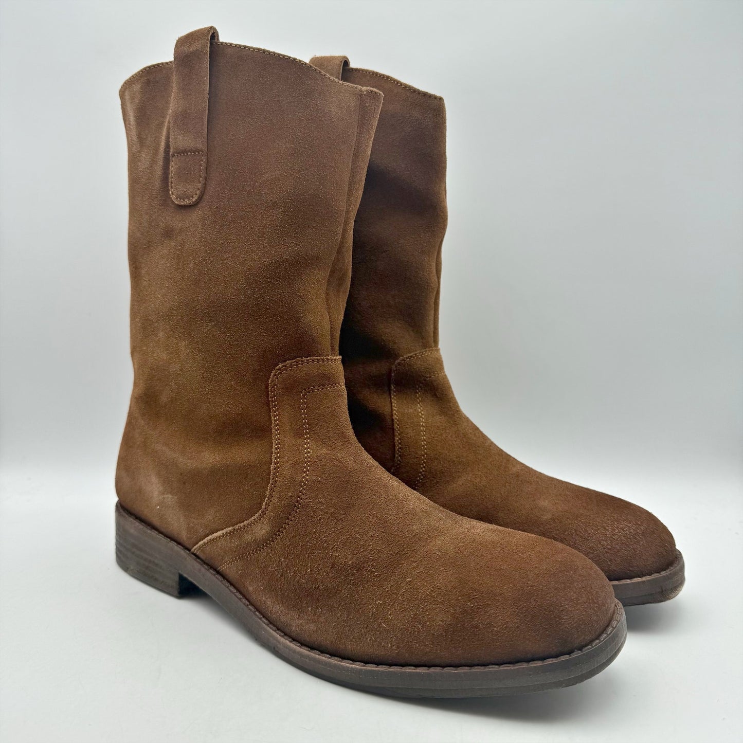 Free People Womens Easton Equestrian Ankle Boots US 9.5 EU 40.5 Brown Suede NIB