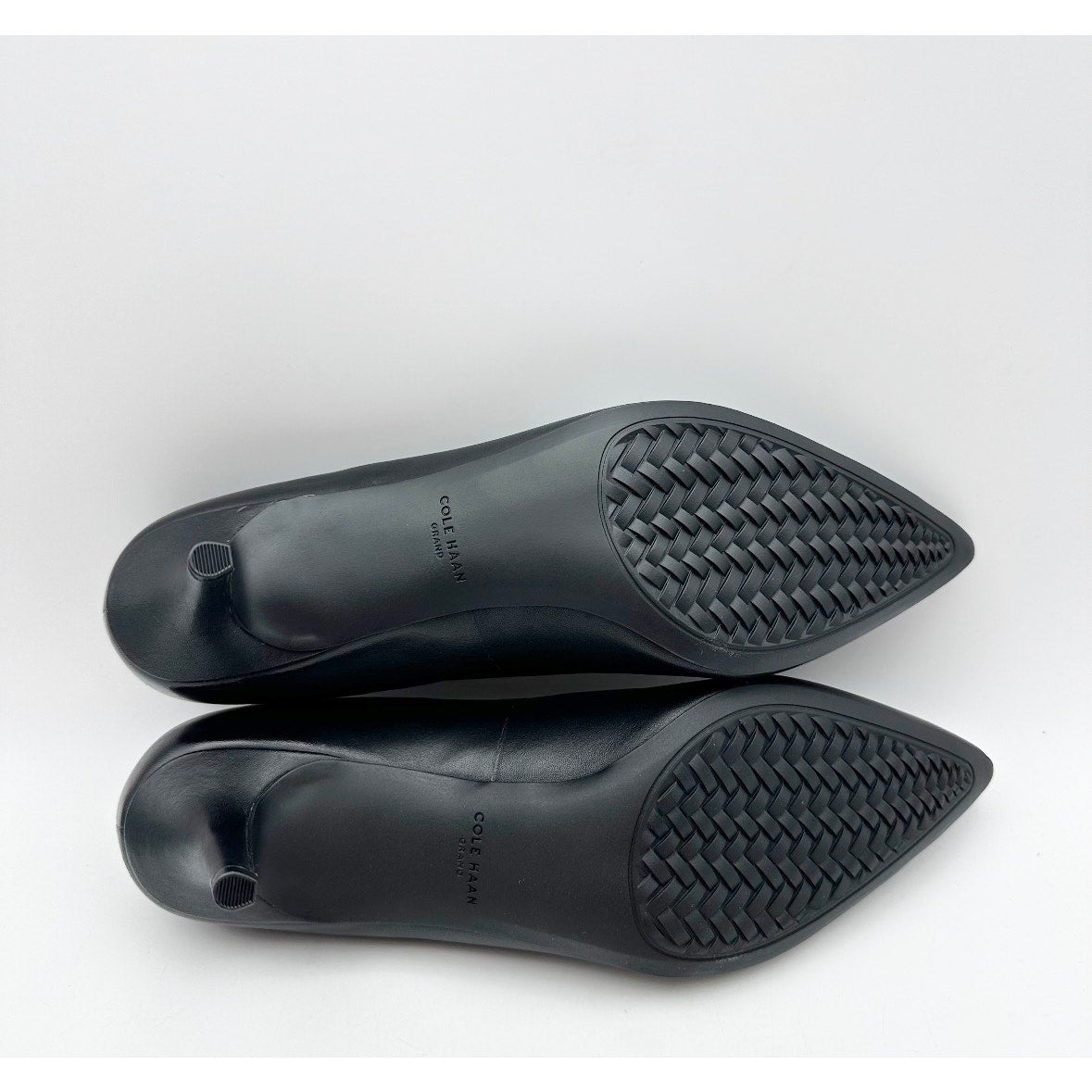Cole Haan Womens Go-to Park Pumps Size 8.5 EU 39 Black Leather 65 mm Heels NIB