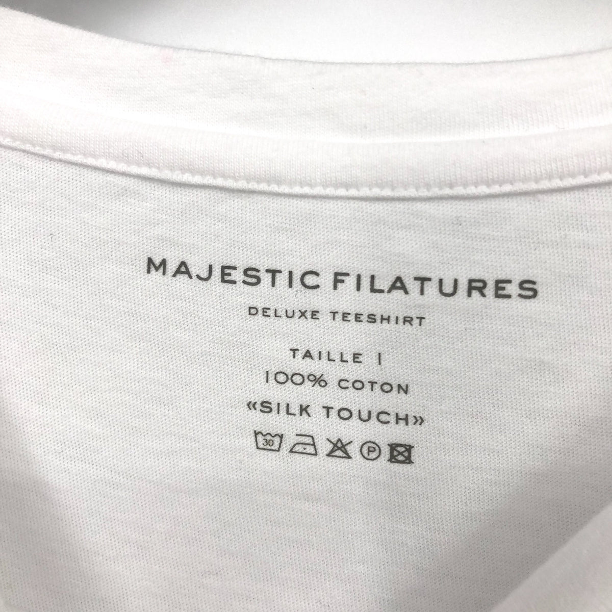 MAJESTIC FILATURES Women's Crewneck T Shirt Size 1 XS White Short Sleeve NWT