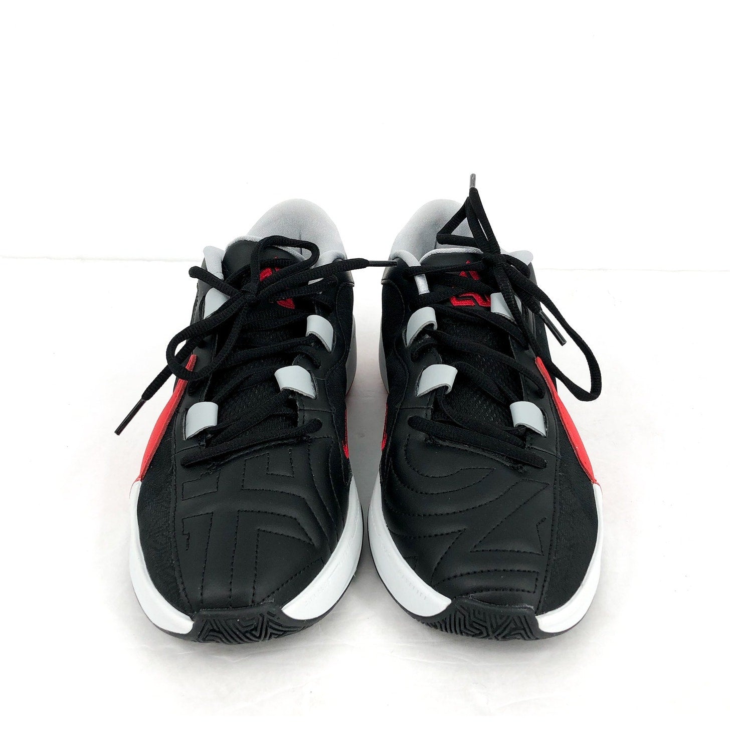 NIKE Air Zoom Freak 5 Basketball Shoes Men's 7 Womens 8.5 Black Red Giannis NWOB
