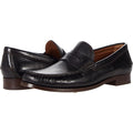 Johnston & Murphy Mens Baldwin Penny Loafers Size 13 M Black Leather NIB
