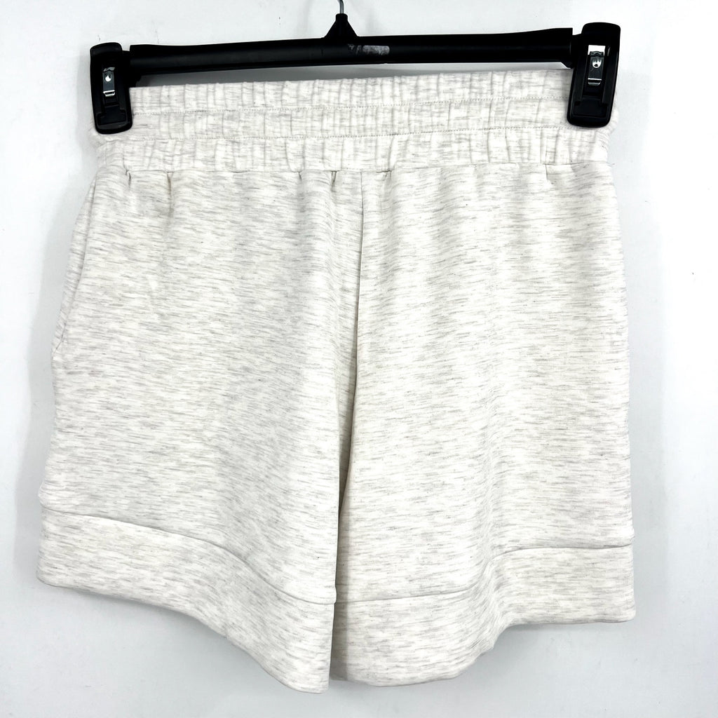 VARLEY Women's Atrium High Rise Shorts XS Ivory Marl 4.5" Inseam DoubleSoft NWT