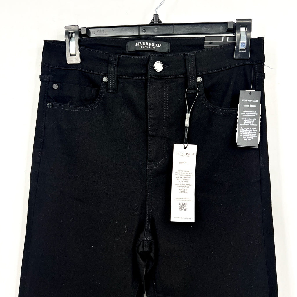 Liverpool Women's Lucy Bootcut Jeans Size 8/29 Black Hi-Rise Stretch Denim NWT