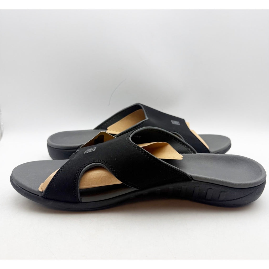 SPENCO Women's Kholo Plus Slide US 12 EE XX-WIDE Onyx Black NWT