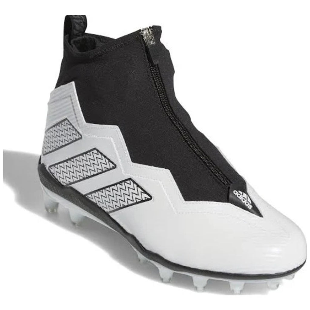 ADIDAS Men's Nasty 2.0 Football Cleats Size 11.5 White Black Zipper GV8306 NWOB