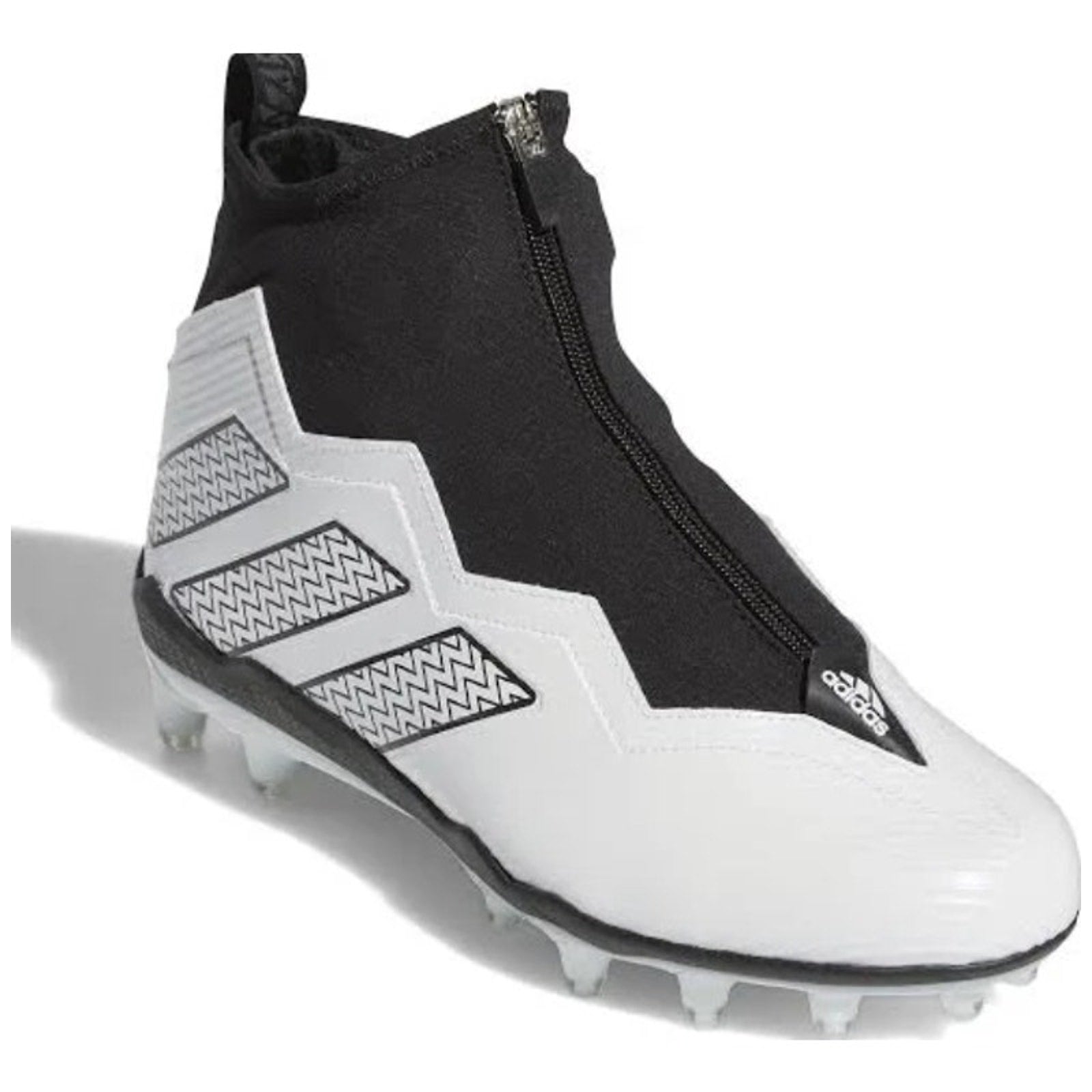 ADIDAS Men's Nasty 2.0 Football Cleats Size 11.5 White Black Zipper GV8306 NWOB