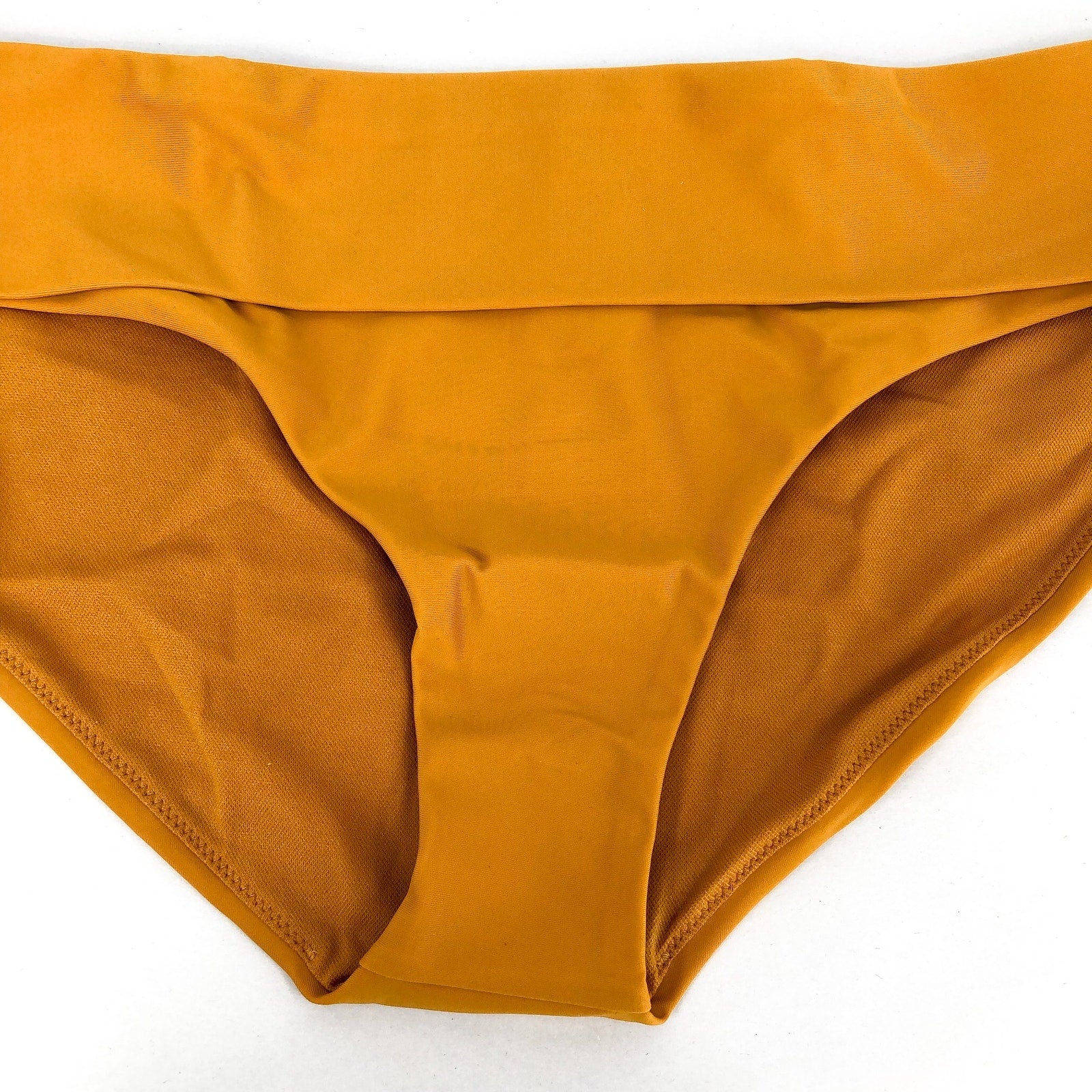 PRANA Women's Marta Hipster Bikini Bottoms Medium 8-10 Gold Deep Solstice NWT