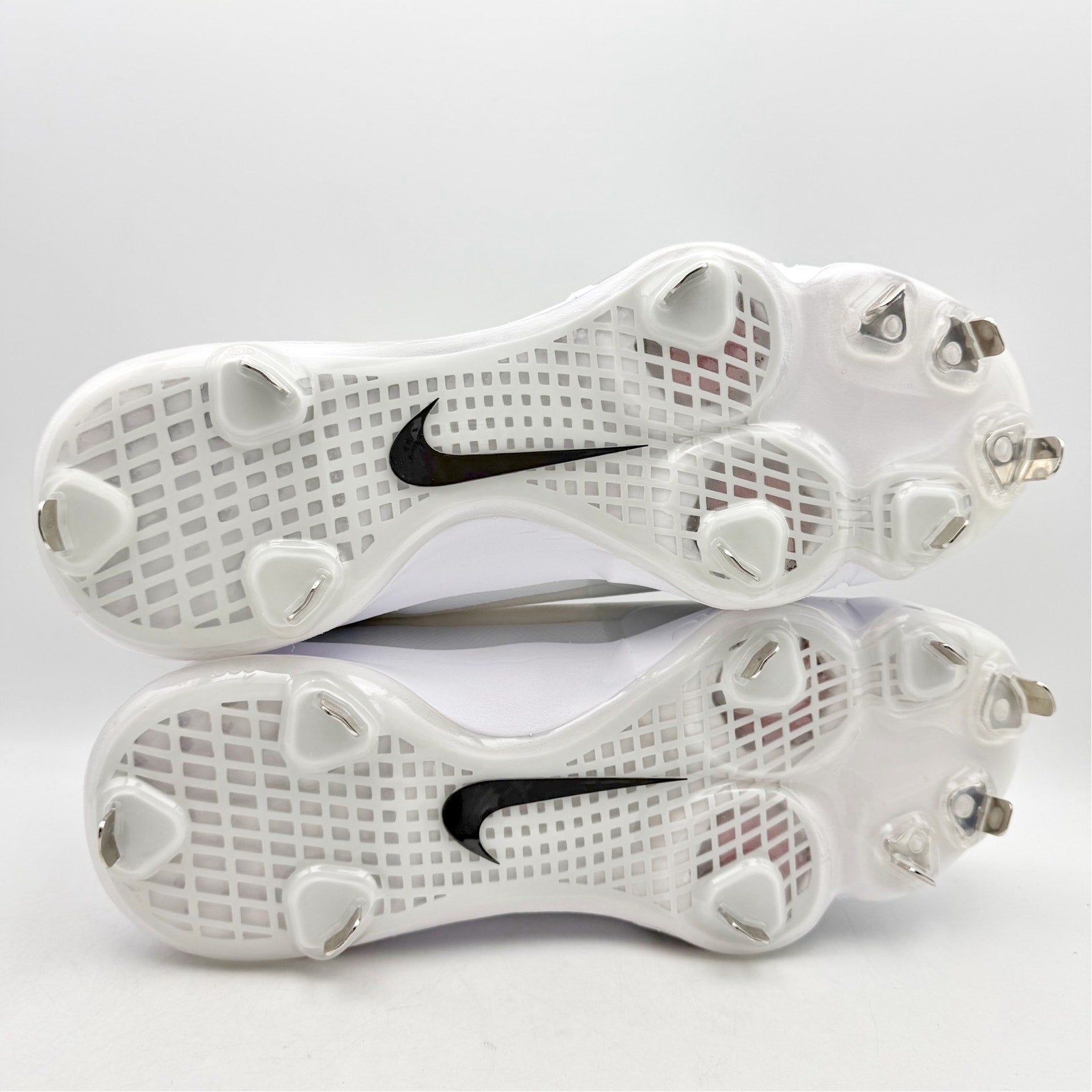 Nike Force Zoom Trout 9 Pro Low Metal Baseball Cleats Mens 14 White FB2907 NWOB