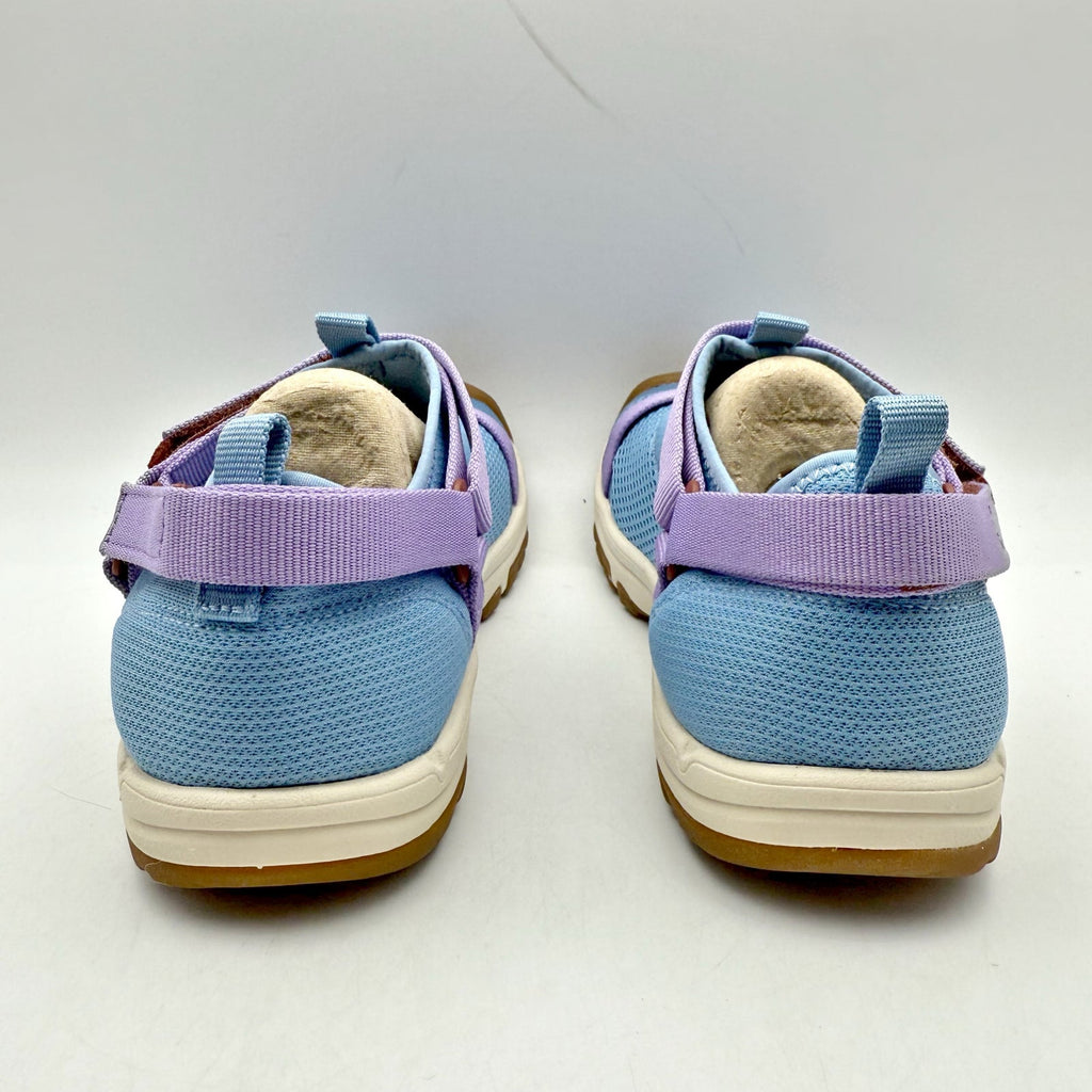 TEVA Kids Outflow Universal Closed Toe Sandals US 4 Purple Blue Water Shoes NIB