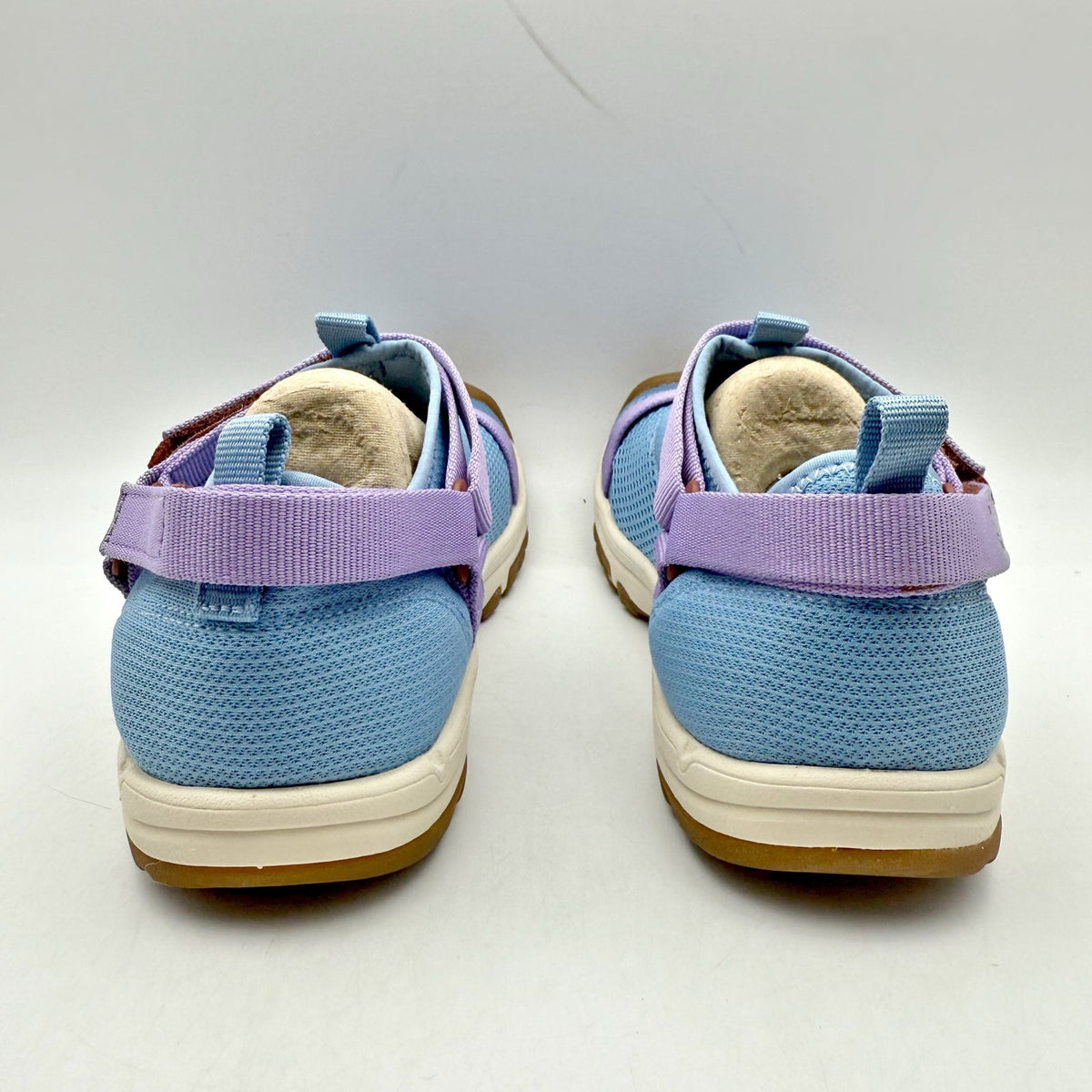 TEVA Kids Outflow Universal Closed Toe Sandals US 4 Purple Blue Water Shoes NIB