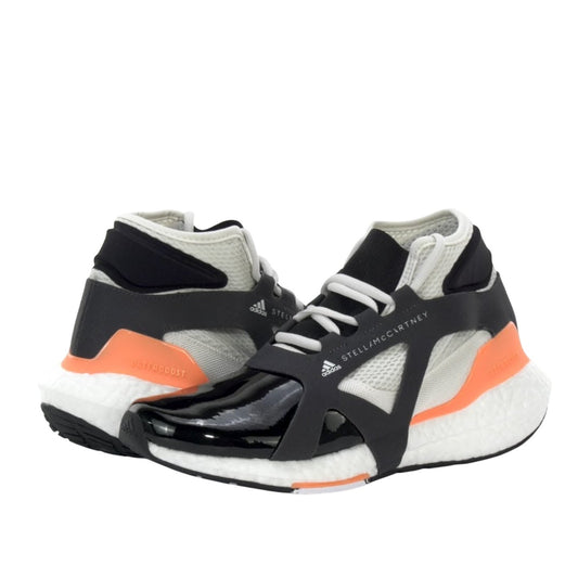 Adidas by Stella McCartney Womens Ultraboost 21 Sneakers US 9.5 Black Orange NIB
