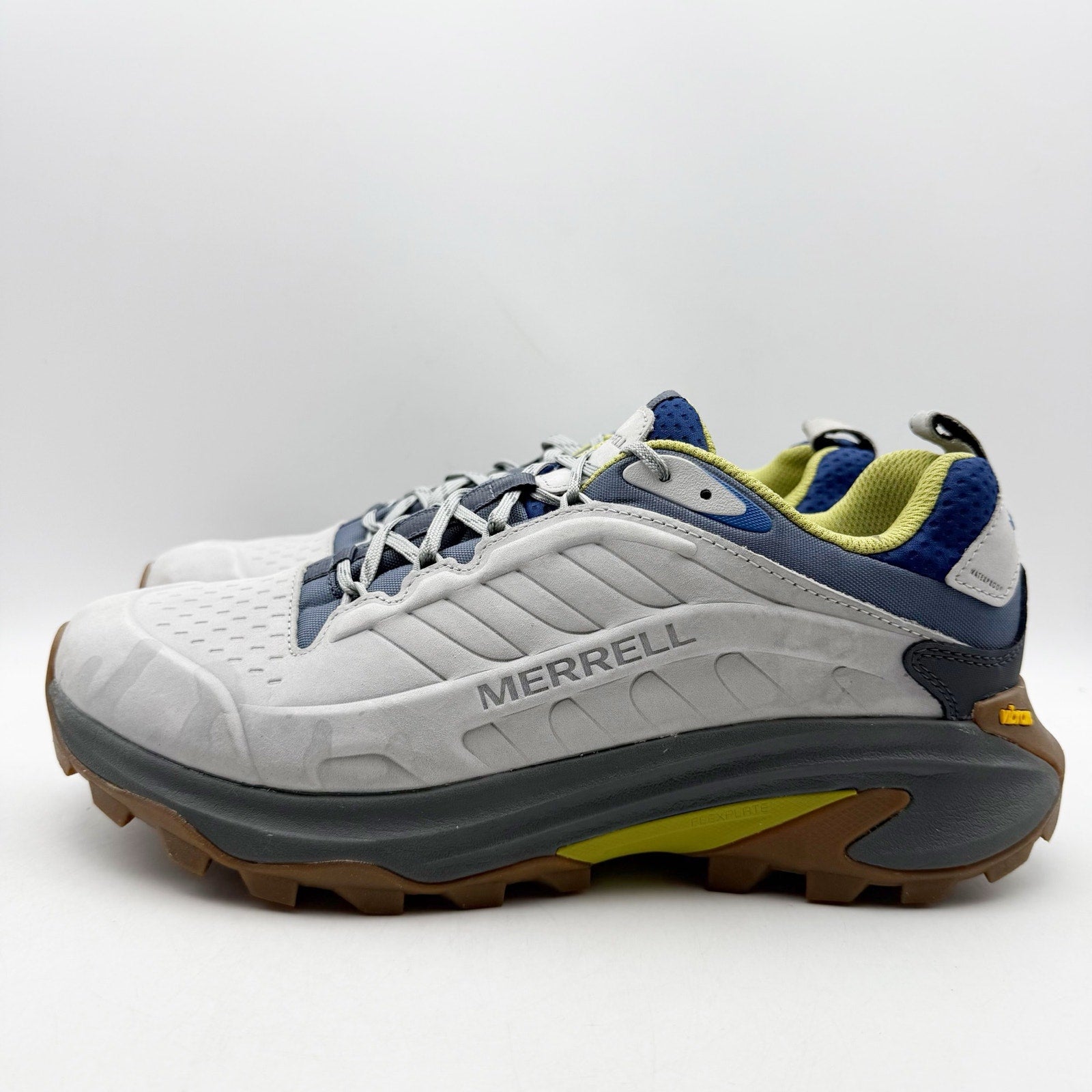 Merrell Mens Moab Speed 2 Hiking Shoes US 9.5 M Grey Athletic Waterproof NWOB